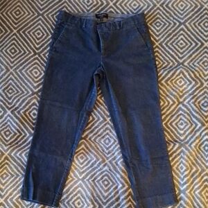 Banana Republic Hampton Fit Straight Leg Stretch Jeans - Blue - 4P